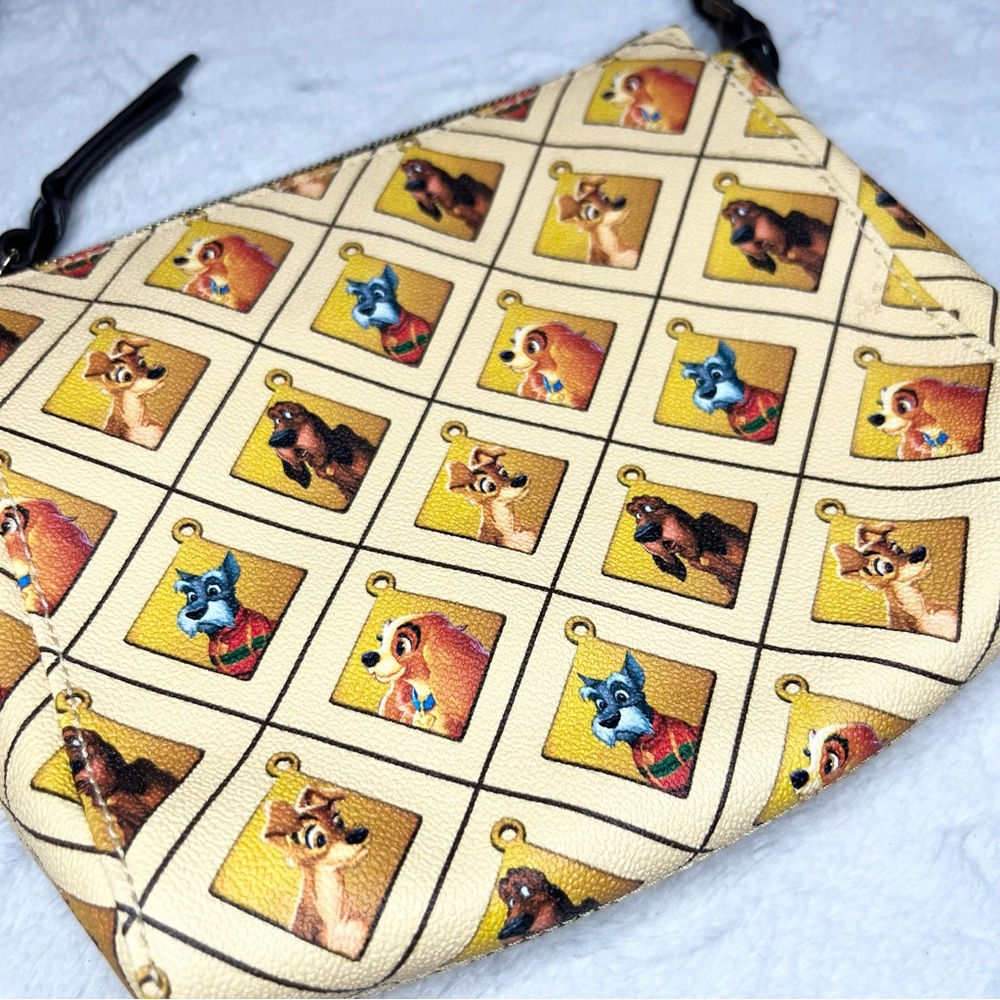 Disney Parks Dooney & Bourke Lady and the Tramp Dogs Crossbody Bag Retired Rare! - Picture 9 of 15